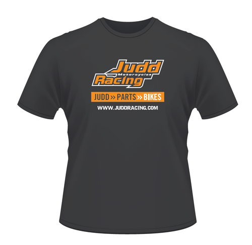 Judd Racing Motorcycles T-Shirt Front (JUDDTS008)