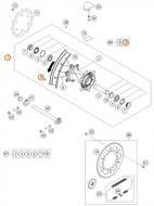KTM OEM Spoke Nipple 4.5 SX/EXC/XC 85-500 2012> (79109072000)