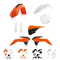 KTM 85 2013-2017 Orange, Black or White Full Plastics Kits 2016 Style