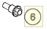 BUSHING SCREW M6 (77236001160)