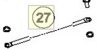 GROUND CABLE D=6MM L=140MM '97 | '97 (58411097100)