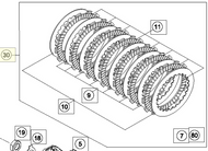 CLUTCH KIT 350 EXC-F 12-17 (78132010110)