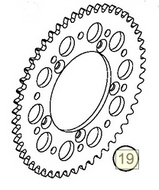 REAR SPROCKET 46-T | As Required (46010051046) (46010051046)