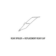 KTM X-Spirit III Replacement Rear Spoiler Small (3PW181940008)
