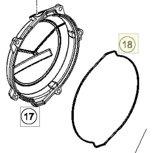 GASKET FOR OUTER CLUTCH COVER (77230027000) (77230027000)