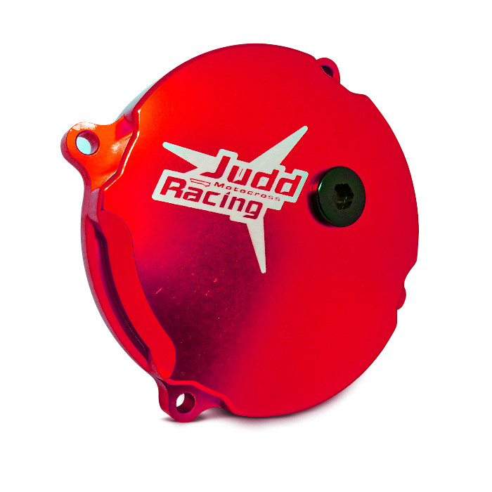 Judd | Clutch Cover with Adjustment | SX/TC/MC 50 | 2009-2022 | Red - Judd  Racing
