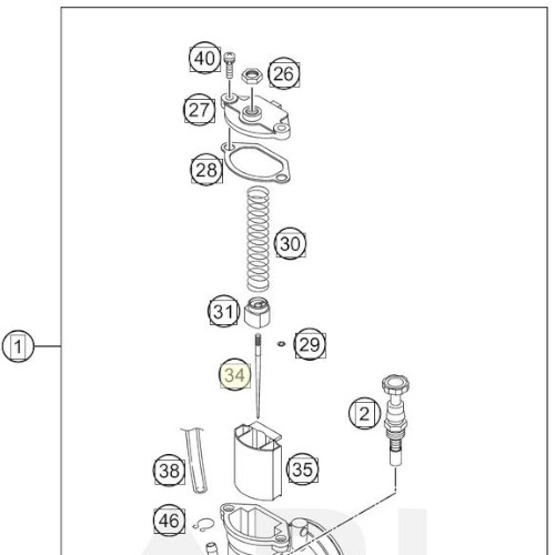 Jet Needle Keihin NRKC (47231034200)