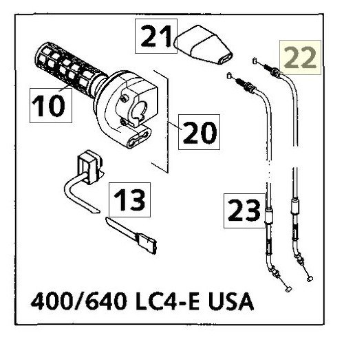 THROTT.CABLE''CLOSE''DOM.-MIKUNI (58402092000) (58402092000)