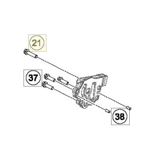 HH COLLAR SCREW M 6X25 WS=8 (0015060253)