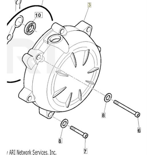 CLUTCH RELEASE COVER (FINISHE (8530595) (8530595)