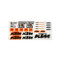 KTM Sticker Sheet, Great for KTM Kids