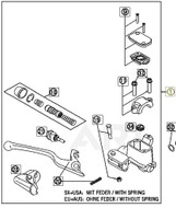 HAND BRAKE CYLINDER CPL. SX 09 | 09 (77013001044) (77013001044)