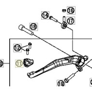 STEP PLATE FOR BRAKE LEVER (54813051000) (54813051000)