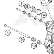 HH COLLAR SCREW M8X105 SW12 (J027081053) (J027081053)