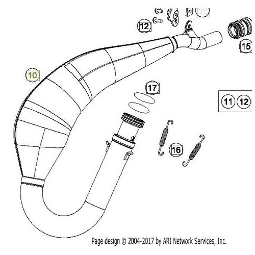 EXHAUST PIPE (50405007100) (50405007100)