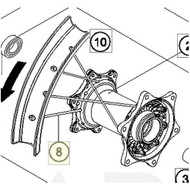 SPOKE M4,5X193- 18'' 11 (77110071193)