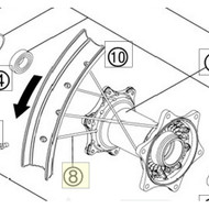 SPOKE M4,5x205-19'' 11 (77110071205) (77110071205)