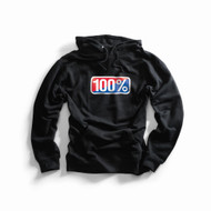 100% | Classic Hooded Pullover Sweatshirt | Black