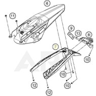 Licence plate holder support (79708515000) (79708515000)