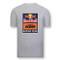 KTM Red Bull Back print T-Shirt | Grey (3RB220054501)