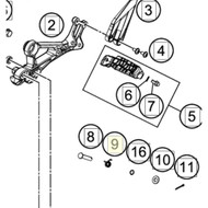 Footpeg spring (93003042000) (93003042000)