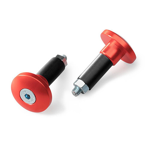 Red GasGas Handlebar Ends | MC 125 - 450F 2021 > Genuine OEM Bar Ends  (54802005000FAA)