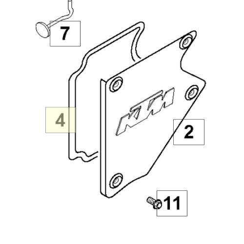 GASKET FOR FILTER BOX COVER (58406090000) (58406090000)