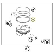 OIL SCRAPER PISTON RING (69130032100) (69130032100)