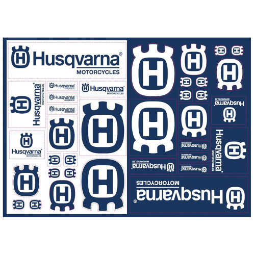 Husqvarna Sticker Sheet | Logos (3HS210039700)