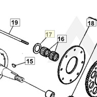 THRUST WASHER 35X24X1.5 MM (8B0048239) (8B0048239)