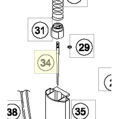 JET NEEDLE KEIHIN JJG | As Required (72531034300) (72531034300)