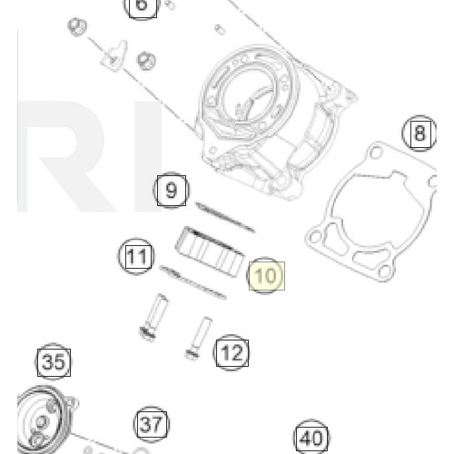 Exhaust flange 65 (46305003000) (46305003000)