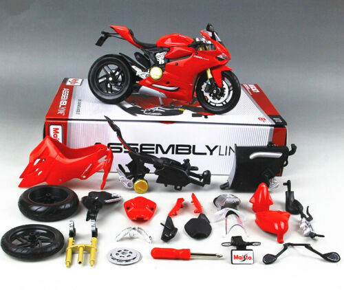 Build-a-Bike! Ducati 1199 Panigale Model - Assembly Line Toy - 1:12 Scale  |  Great For Kids!