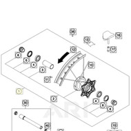 Front wheel cpl. 1.6X21''DID 22áMM (2500900184430) (2500900184430)