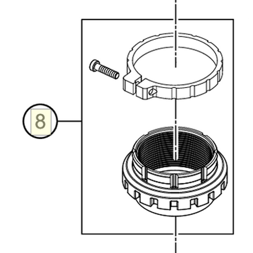 Plastic Spring Retainer cpl. (50181347S) (50181347S)