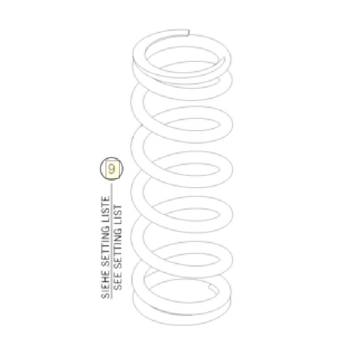 mainspring (62/65) 48-240 muffle white | ON DEMAND (91210134) (91210134)