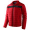 GASGAS TLD (Troy Lee Designs) Puffer Jacket. Available in Red  with black stripe across the chest and GASGAS Logo on the back of neck.