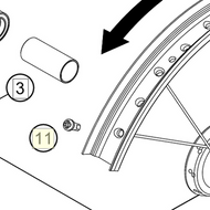 Spoke nipple M4.5 (A54009072000) (A54009072000)