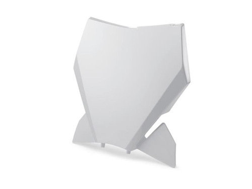 KTM Ceramic White Start Number Plate | SX/SX-F125 Up 2023> (A46008007000AB)