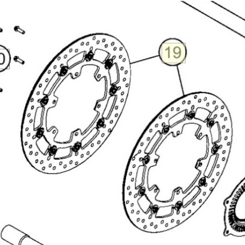 BRAKE DISC FRONT D=320X4,5 (6030906000030) (6030906000030)