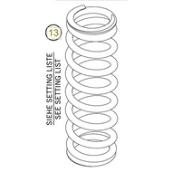 SHOCK SPRING 40N/MM - 210MM (93010225S)