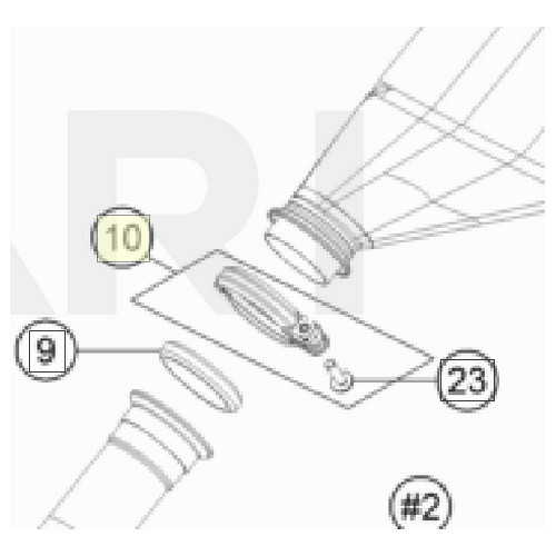 Exhaust clamp tube 50ámm (63605058100)