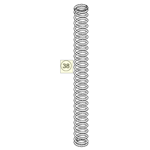 SPRING 3,4 N/MM SET D=4,4MM | As Required (95010032S)