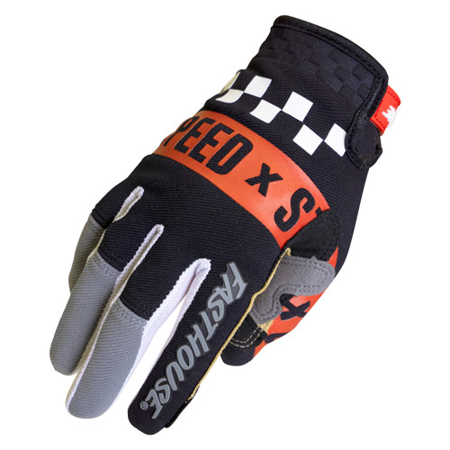 Fasthouse Speed Style Domingo Gloves Gray/Black
