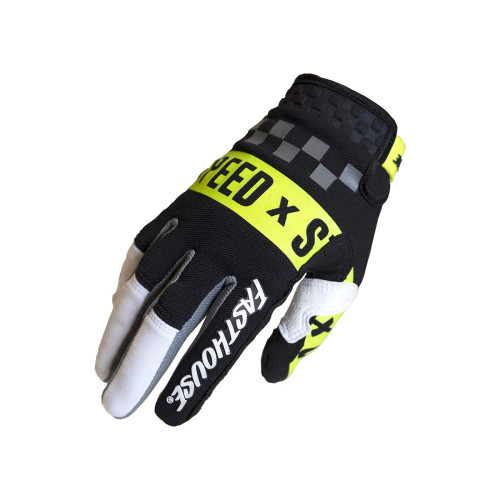 Fasthouse Speed Style Domingo Youth Glove - White/Black
