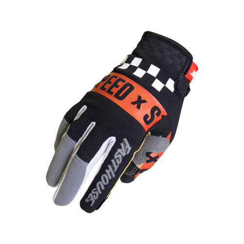 Fasthouse Speed Style Domingo Youth Glove - Grey/Black