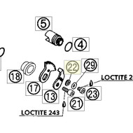 WASHER 6,5X11X2 ALU (54637056000)