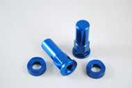 Rimlock Nuts and Spacers Blue