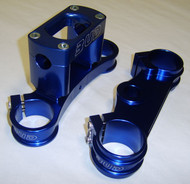 Blue KTM 50 TC50 2012 - 2020 Bud Racing Triple Clamps - LAST ONE, ONCE SOLD NO MORE AVAILABLE!!!