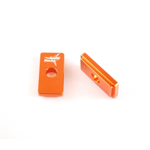 Chain Adjuster Blocks KTM 50, TC 50 Orange